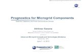 Prognostics for Microgrid Components - NASA · PDF filePrognostics for Microgrid Components Batteries, Capacitors, and Power Semiconductor Devices ... Contingency Management View Maintenance
