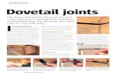 Dovetail joints p1 - Get Woodworking joints web.pdf · Solutions Dovetail joints OK, brace yourselves because this is it - the series has reached that nail biter of woodworking, the