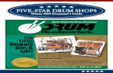 HHHHH FIVE-STAR DRUM SHOPS - … HeadquartersBuyersGuide.pdf · HHHHH FIVE-STAR DRUM SHOPS Winter 2009 Drummer’s Guide. ... Louie Bellson: The Musical Drummer (00-32706) ... Methods