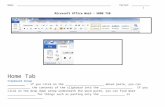 Clipboard Group …  · Web viewMicrosoft Office Word – HOME TAB. ... If you click on the drop down arrow underneath the word ... _____, Intense Quote, Subtle Reference, Intense