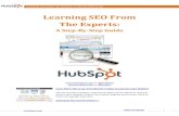 Learning SEO From The Experts - Inbound - HubSpot · PDF fileLEARNING SEO FROM THE EXPERTS: A STEP-BY-STEP GUIDE HubSpot.com 1 Share on Twitter Learning SEO From The Experts: A Step-By-Step