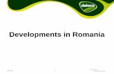 Developments in Romania - IWL AG · PDF fileAlbalact Simultan Brailact Zott Others. 6/29/2008 Prepared by 13 Romulus Dumitru The Dairy Market Romania Processed cheese market