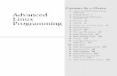 Advanced Linux Programming - Esplins - Richard Esplinrichard.esplins.org/static/downloads/linux_book.pdf · Advanced Linux Programming Contents At a Glance I Advanced UNIX Programming
