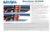 Series 2100 Brochure - EBAA - Leaders in Pipe Joint ... · PDF fileSeries 2100 MEGAFLANGE® Restrained Flange Adapter U.S. Patent Nos. 4627774 and 5071175 Sample Specification Restrained
