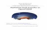 Alexey Vdovin, Radiation heat transfer in · PDF file3 1.0 Introduction Radiation heat transfer processes are extremely important, they are concerned with the exchange of thermal energy.