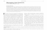 2009 Beamish and Lupton 75 Managing Joint Ventures · PDF fileManaging Joint Ventures by Paul W. Beamish and Nathaniel C. Lupton ... irms enter into joint venture (JV) agreements in