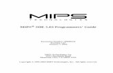 MIPS SDE 5.03 Programmers’ Guide - USTCstaff.ustc.edu.cn/~han/CS152CD/Content/Software/SDElite/sde-guide.pdf · accordance with Federal Acquisition Regulation 12.212 for civilian