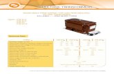 VOLTAGE TRANSFORMERS - · PDF file- All dimensions are in mm. - Tolerances are according to DIN 7168-g when not specified. - Esitas reserves the right to change the specifications