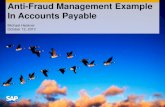 Anti-Fraud Management Example In Accounts Payable · PDF fileAnti-Fraud Management Example In Accounts Payable ... Pricing Records Management ... SAP Risk Management