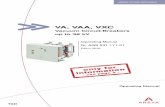 VA, VAA, VXC - Schneider Electric · PDF fileVA, VAA, VXC Vacuum Circuit-Breakers up to 38 kV Operating Manual Nr. AGS 531 171-01 Edition 06/05 T&D Operating Manual ... −2005−