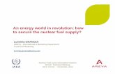 An energy world in revolution: how to secure the nuclear ... · PDF fileAn energy world in revolution: how to secure the nuclear fuel supply? Luminita GRANCEA AREVA - International