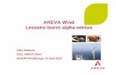 AREVA Wind Lessons-learnt alpha ventus - POWER cluster AREVA WIND-Präsentation... · AREVA Wind Lessons-learnt alpha ventus. ... ¾AREVA WIND - HUSUM WINDENERGY, ... AREVA Wind_Husum