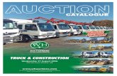 AUCTION CATALOG - whauctions.comwhauctions.com/uploads/WH Catalog - August 17 Construction B.pdf · AUCTION CATALOG The auctioneers are ... 2005 CL64BMGP Mercedes Benz 1517 Atego