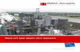 Blow-off and steam vent silencers for power plants and ... · PDF filefor power plants and other industries. BBM Akustik Technologie Blow-off and steam vent silencers for power plants