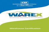 Warehouse Certificationciilogistics.com/Warehouse_Certification_brochure.pdf · Warehouse Certification ... Channel distribution, direct marketing, promotional sales, etc. ... •