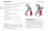 Web Sling Hardware - Lift-All · PDF fileWeb Slings Web Slings WEB SLING HARDWARE Steel Unilink Web Sling Hardware Combination Triangle and Choker Fitting This forged, ... Promotes