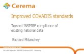 Improved COVADIS standards - CNIGcnig.gouv.fr/wp-content/uploads/2017/09/MITANCHEY.pdf · Cerema Territoires et ville 6th to 8th September, INSPIRE Conference 2017 - Strasbourg Improved
