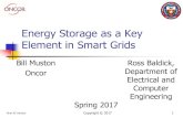 Energy Storage as a Key Element in Smart Gridsusers.ece.utexas.edu/~baldick/classes/379K/09_Storage.pdf · Grid-Scale Storage Project Cost Forecast –Medium ... Cathode - Lithium-Metal-Oxide