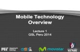 Mobile Technology Overview - MIT Global Startup Labsgsl.mit.edu/.../materials/t01-_mobile_technology_overview.pdf · Mobile Technology Overview Lecture 1 GSL Peru 2014. ... Period