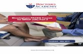 Doctors Academydoctorsacademy.org/Course/PACES/downloads/FeedbackMay2014.pdf · Birmingham PACES Course for MRCP Part 2 This course was designed to give delegate a head start on revision,