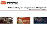 Monthly Progress Report - New York · PDF fileMonthly Progress Report November 2013 . Table of Contents Executive Summary 3 . Registration Trends . 4 : Priority Determination . 5 :