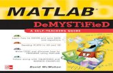 MATLAB Demystified - University of Hawaiigautier/MATLAB_Demystified.pdf · MATLAB ® Demystiﬁ ed ... He is the author of Linear Algebra Demystified, Quantum Mechanics Demystified,