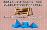 QUESTÕES DE MATEMÁTICA - · PDF fileQUESTÕES DE MATEMÁTICA Este CD contém 302 questões de vestibulares sobre os seguintes conteúdos: Álgebra Geometria Porcentagem Geometria