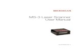 MS-3 Laser Scanner User Manual - Microscanfiles.microscan.com/downloadcenter/ms3manual.pdf · iv MS-3 Laser Scanner User Manual ... Microscan Grading ... Based on the assessment of