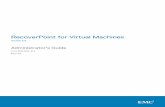 RecoverPoint for Virtual Machines 5.0 Administrator's · PDF fileRecoverPoint for Virtual Machines 5.0 Administrator's Guide 7. Monospace Used for: l System code l System output, ...