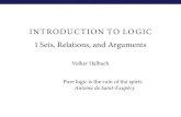 INTRODUCTION TO LOGIC Ô Sets, Relations, and …logicmanual.philosophy.ox.ac.uk/vorlesung/logic1.pdf · The Logic Manual e Logic Manual web page for the book: Exercises Booklet More