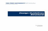 Design Guidelines Structural - Port Authority of New York ... · PDF fileDesign Guidelines Structural ... 3.1.2.2 Seismic General Guidelines 3 ... 3.8.4.1 Guidelines for Design of
