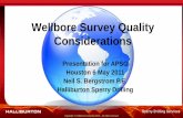 Wellbore Survey Quality Considerations - APSGapsg.info/...Bergstrom_SurveyQualityConsiderations-APSG-20110506… · Wellbore Survey Quality Considerations Presentation for APSG ...