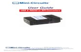 USB & RS232 to SPI Converters - Mini Circuits · PDF file1.8.4 Supported Software Environments Mini-Circuits USB & RS232 to SPI converters have been tested in the following operating