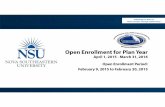 Open Enrollment for Plan Year - Nova Southeastern · PDF fileOpen Enrollment for Plan Year April 1, 2015 - March 31, ... does apply to out-of-pocket but does not reduce amounts applied
