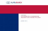 CLIMATE CHANGE ADAPTATION PLAN - U.S. Agency for ... · PDF fileE.O. Executive Order ... Climate Change Adaptation Plans” dated February 29, ... SO 3 Integration of climate change