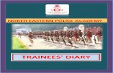 NORTH EASTERN POLICE ACADEMYnepa.gov.in/files/Trainees Diary.pdf · vi. Hindi 50 vii. ... Periodical Test: On Third Monday of each month, this test will be ... NORTH EASTERN POLICE