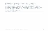 MSAC and PASC - Medical Services Advisory CommitteeFile/1152-FinalDAP.docx  · Web viewMutation testing of the ... the patient is referred by a medical practitioner for ultrasonic