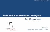 Induced Acceleration Analysis for Everyone - etouches · PDF fileInduced Acceleration Analysis for Everyone Art Kuo . University of Michigan, USA . ... SOLUTION . Exercise 1: Find