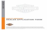 HARLEY-DAVIDSON DEALER APPLICATION FORM · PDF fileHARLEY-DAVIDSON® DEALER APPLICATION FORM DISCLAIMER & PRIVACY NOTICE This document is an application form. Its purpose is to ensure