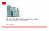 DOAG NoSQL Database Overview · PDF fileand CLI commands •Manages and Monitors: •Topology •Load •Performance •Events •Alerts NoSQL DB Driver •Evenly distributes Data