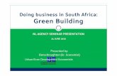 Doing business in South Africa: Green Buildingworldviewmission.nl/.../09/WM-Agendschap-nl-2672-Presentatie-green... · Doing business in South Africa: Green Building ... − Exchange