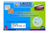 Metal catalysts in Catalytic Wet Air Oxidation - kremesti.comkremesti.com/water/articles/Catalytic_Wet_Air_Oxidation_Keav... · • Thermal Wet Air Oxidation (TWAO): ... II. Deactivation