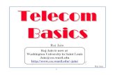 Telecom Basics - Computer Science & Engineering at WashUjain/bnr/ftp/p_2tel.pdf · Telecom Basics: Key References q A. Z. Dodd, “The Essential Guide to Telecommunications,” 2nd