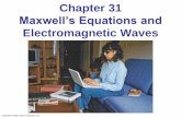 Maxwell’s Equations and - people.Virginia.EDUpeople.virginia.edu/~ben/2415131/Lecture_20.pdf · Faraday’s law says nothing about the material: The change in flux is the same (and