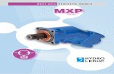 Bent axis hydraulic motors MXP - Hydroleduc leduc... · LEDUC hydraulic motors of the MXP series are of bent axis design, with an angle of 40°. They combine high performance and