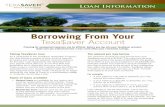 Borrowing From Your - Empower Retirement | Home · PDF fileLoan Information Borrowing From Your Texa$aver Account Taking Texa$aver loan As a participant in the Texa$aver 401(k)/457