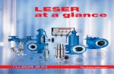 AT A GLANCE GB 2011 - LESER - The Safety · PDF fileChange-over valves are used to connect two safety valves to a pressure system. One safety valve is ... calculation for safety ...