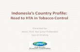 Indonesia’s Country Profile - sph.nus.edu.sg s Country... · PDF fileNursing density** 62 169 28 135 105 61 ... –Activities: MoH action plan ARCH Workshop, ... •HTA Unit under