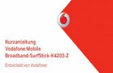 Kurzanleitung Vodafone Mobile Broadband-SurfStick · PDF file8 Apple Mac Verbinden/Trennen Zum Herstellen einer Internetverbindung über das Mobilfunknetz oder über „AirPort “