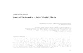 Andrei Tarkovsky – Self, World, Flesh - Home · PDF fileAndrei Tarkovsky – Self, World, Flesh И Шуберт на воде, и Моцарт в птичьем гамe. ... Then